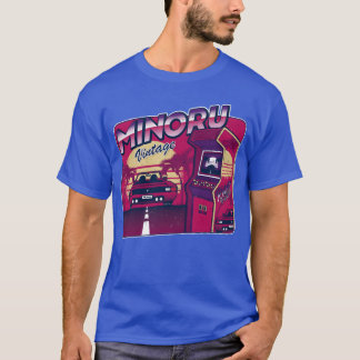Minoru Personalized Vintage Gamer 80s 90s T-Shirt