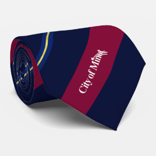 Minot (North Dakota) city flag Neck Tie
