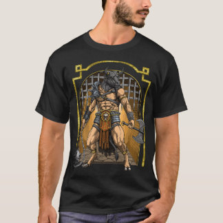 Minotaur Ancient Greek Mythology Bull Mythical Cre T-Shirt