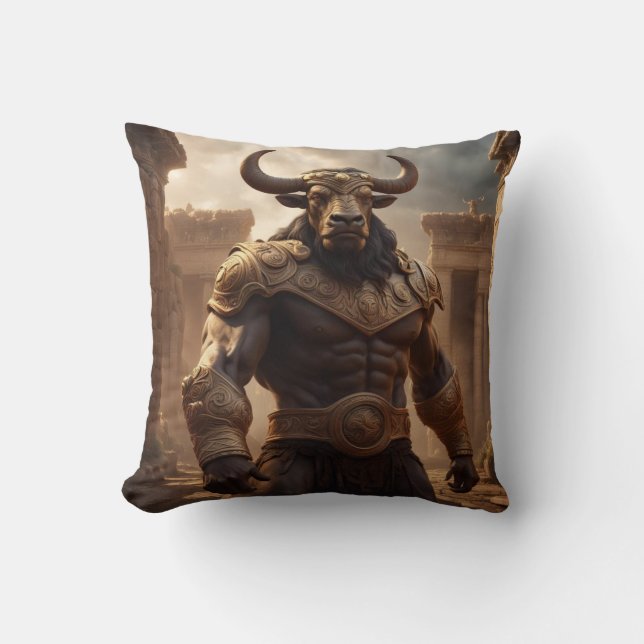 Minotaur Cushion (Front)