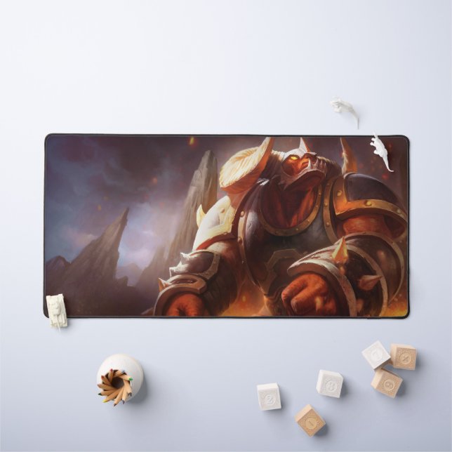 Minotaur Gaming Deskmat | Customisable Desk Mat (Kids Table)