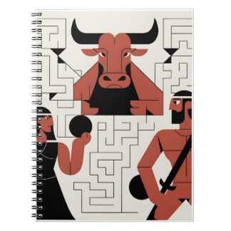 Minotaur Labyrinth Notebook