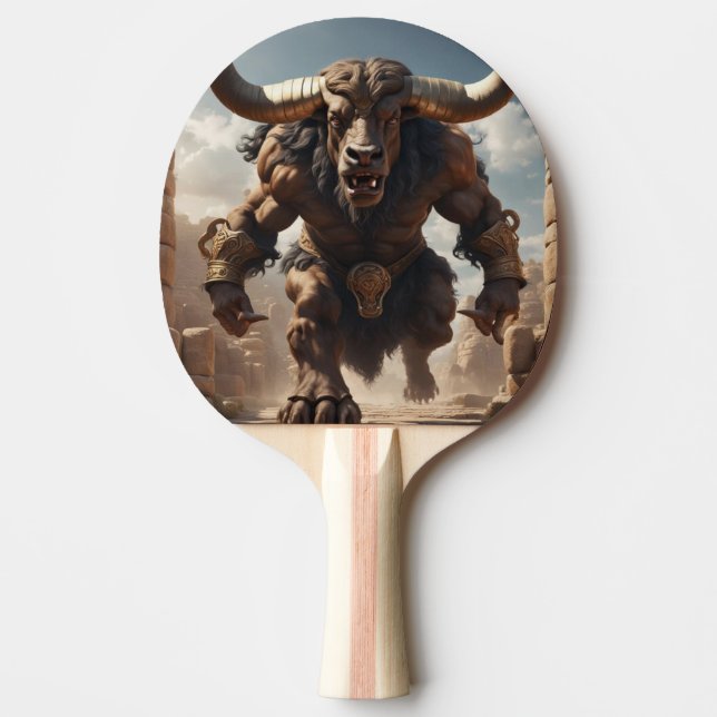 Minotaur Ping Pong Paddle (Front)