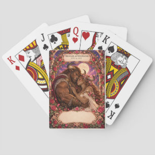 Minotaur Wedding Guest Book Signing Deck Playing Cards