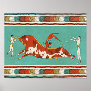 Minotauro, the bull of Crete Poster