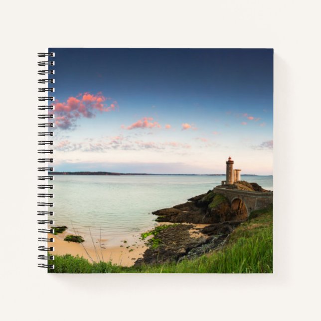 Minou Lighthouse | France Brittany Finistere Notebook (Front)