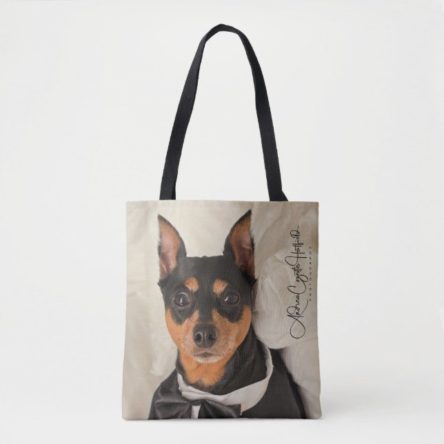 MinPin Tux Tote Bag (Front)