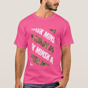 Minsk Camo Pattern Green Camouflage T-Shirt