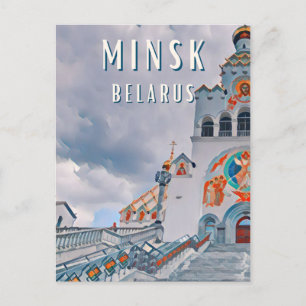 Minsk, city of Belarusian gastronomy Postcard
