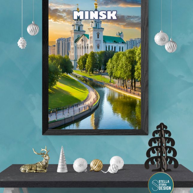 Minsk reveals itself, discreet and majestic poster (Creator Uploaded)