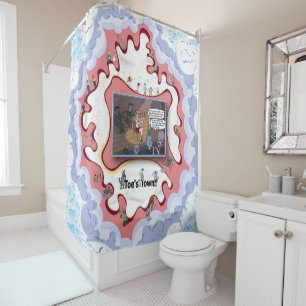 Minstrel Cramps Literal Wordplay Humor Shower Curtain