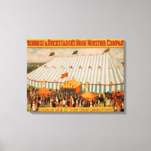 Minstrel's Exterior View of Huge Canvas Theatre Print