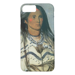 'Mint', a Mandan Indian girl, 1832 (colour litho) Case-Mate iPhone Case