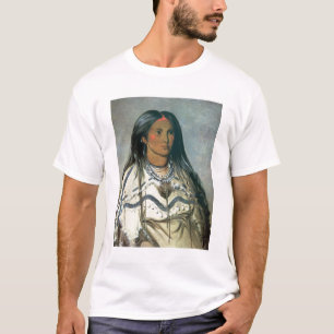 'Mint', a Mandan Indian girl, 1832 (colour litho) T-Shirt