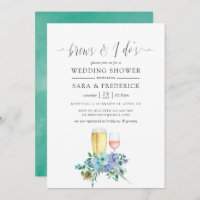 Mint and Blue Boho Brews Before The I Do's