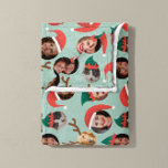 Mint and Coral Silly Christmas Crew Six Photos Fleece Blanket<br><div class="desc">The Christmas Crew is back again this year but now an a plush and snuggly fleece blanket! Personalise this hilarious holiday gift with photos of six people or pets so they can always wear festive Santa and elf hats or reindeer antlers. Really amp up the fun factor by using the...</div>
