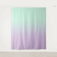 Mint And Lilac Gradient Ombre Photo Backdrop