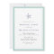 Mint and Navy Starfish Rehearsal Dinner Invitation