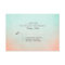 Mint and Peach Bohemian Wedding RSVP