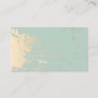 Mint and Spring Popular Wedding seating card