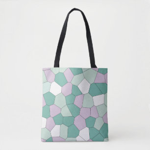 Mint and Violet Tote Bag