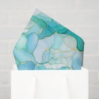 Mint Aqua Pearl Gold Marble 