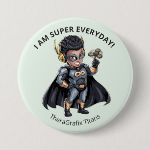 Mint Autism Kinetic I Am Super Everyday Button
