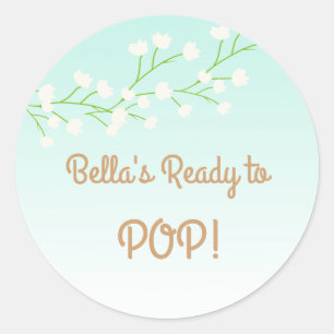 Mint Baby's Breath Ready to Pop Stickers