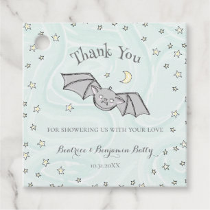 Mint Batty, Stars & Moons Spooky Cute Thank You Favour Tags