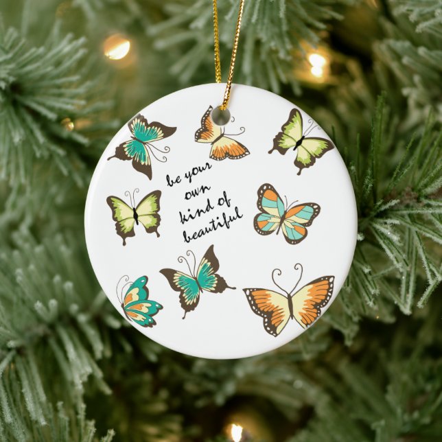 Mint Be Your Own Beautiful Butterflies Ceramic Tree Decoration (Tree)