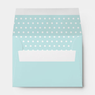Mint Blue Chic Stationery A6 Envelope