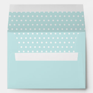 Mint Blue Chic Stationery A7 Envelope