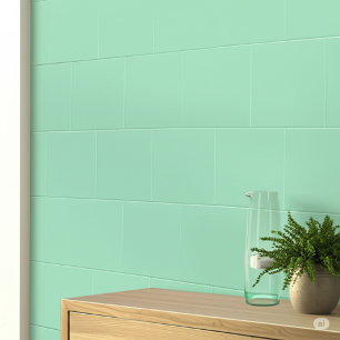 Mint Blue (Kitchen and Bathroom) Green Square Tile