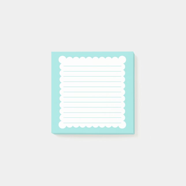 Mint Blue Post-it® Notes (Front)