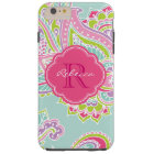 Mint Bohemian Paisley Custom Monogram