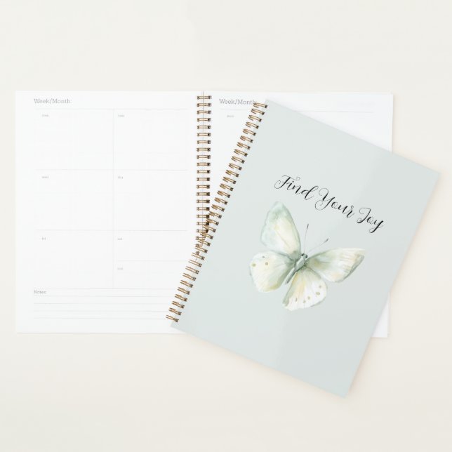 Mint Butterfly Joy Planner (Display)