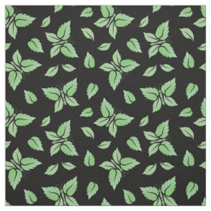 Mint Butterfly Pattern Fabric