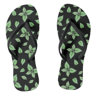 Mint Butterfly Pattern Jandals