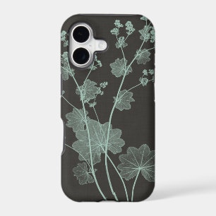Mint & Charcoal Nature Study I