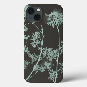 Mint & Charcoal Nature Study IV iPhone 13 Case