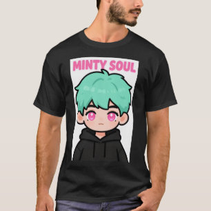 Mint Chibi Rebel: Kawaii Anime Streetwear T-Shirt