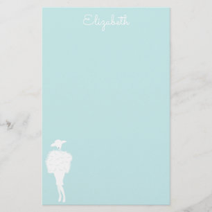 Mint Chic Fashion Lady Stationery Paper