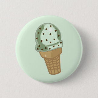 Mint Chocolate Chip 6 Cm Round Badge
