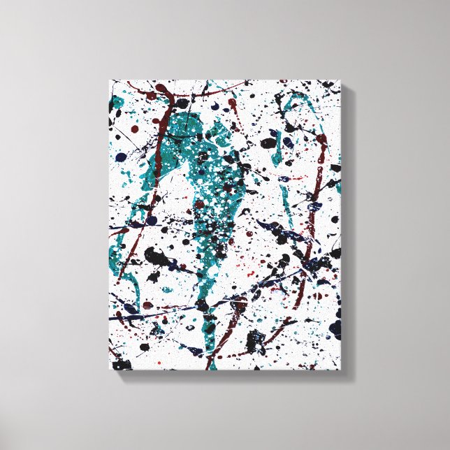 Mint Chocolate Chip Canvas Print (Front)