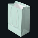 Mint Cloud Medium Gift Bag<br><div class="desc">🌿 Mint Cloud Colour Profile: Type: Soft pastel mint Tone: Cool, airy, and luminous Brightness: High Saturation: Low 💭 Symbolism & Mood: Mint Cloud is a colour of gentle renewal. It evokes a soft breeze on a spring morning, the clarity after a deep breath, or the first page of a...</div>