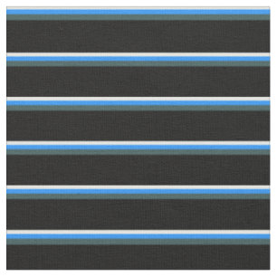 Mint Cream, Blue, Dark Slate Grey, and Black Fabric
