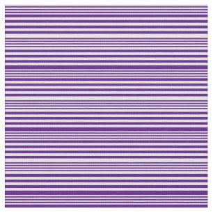 Mint Cream & Indigo Coloured Stripes Fabric