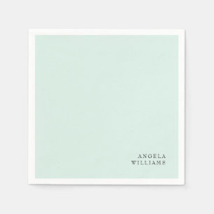 Mint Custom Cocktail Napkin