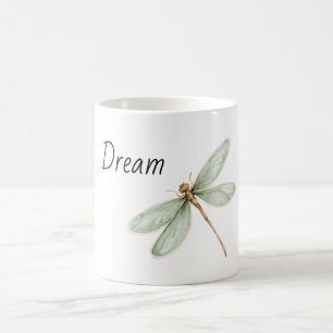 Mint Dream Dragonfly Coffee Mug