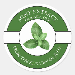Mint Extract Label